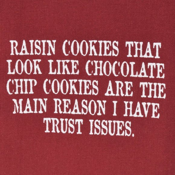 Flour Sack Kitchen Towel Raisin Cookies Trust Iss - Picture 2 of 9